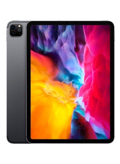Buy iPad Pro 2020 (2nd Generation) 11-inch 256GB, Wi-Fi, 4G LTE, Space Gray With FaceTime - International Specs in Saudi Arabia