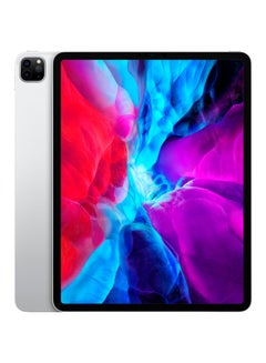 Buy iPad Pro 2020 (4th Generation) 12.9-inch 128GB, Wi-Fi, Silver With FaceTime - International Specs in Saudi Arabia