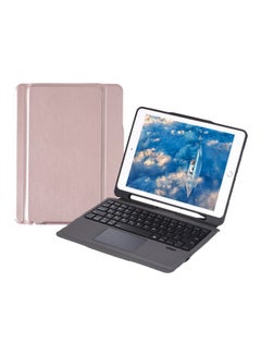 Buy Protective Case With Wireless Keyboard And Pen For Apple iPad Air 2/iPad Pro 9.7/iPad 9.7(2017/2018) Rose Gold/Black in Saudi Arabia