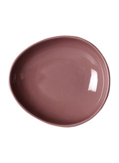 Buy Porcelain Soup Plate Shinny Purple 21cm in UAE