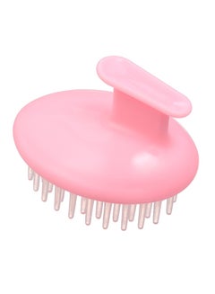 Buy Silicone Shower Bath Scalp Massage Hairbrush Pink in Egypt