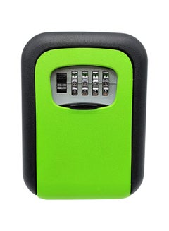 Buy Wall Mounted Key Lock Box Green/Black in Saudi Arabia