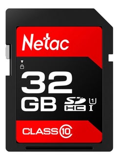 Buy SDHC Flash Memory Card Black/Red in UAE