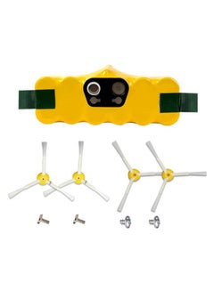 Buy Rechargeable Robotic Vacuum Cleaner Kit 110 W H30975 Multicolour in Saudi Arabia