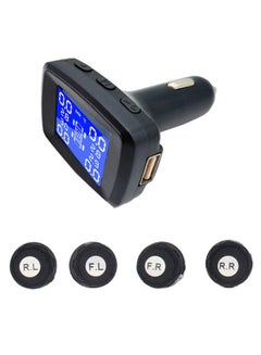 Buy Tyre Pressure Monitoring System With 4-Piece External Sensor in Saudi Arabia