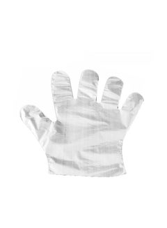 Buy 100-Piece Disposable Gloves Clear 15x3x13cm in Egypt