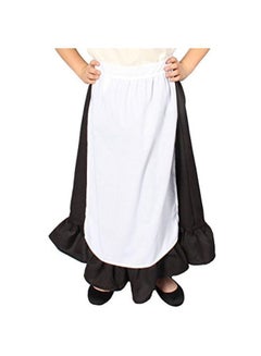 Buy Kitchen Apron White/Black 12x19x1inch in Egypt