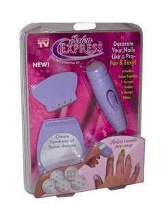 اشتري Nail Art Stamper Kit Purple في الامارات