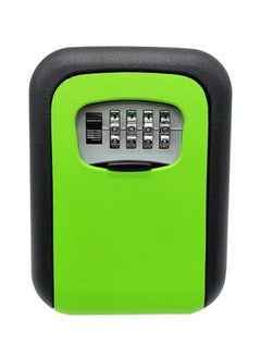 Buy 4-Digit Lock Wall Mounted Safe Green/Black 13cm in Saudi Arabia