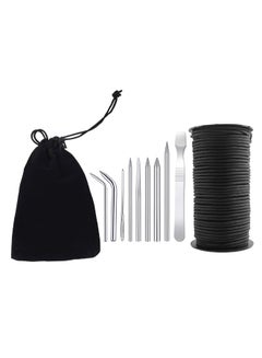 Buy 9-Piece Paracord Stitching Set With Cord And Case in UAE