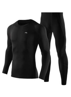 Buy 2-Piece Fitness Gym Sports Protective Shirt And Pant Set L in Saudi Arabia