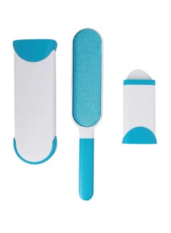 Buy Portable Plastic Hair Removing Brush Blue/White 30x6x8centimeter in UAE