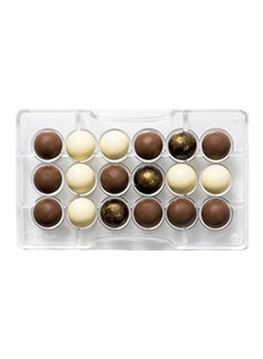 Buy Sphere Chocolate Mould Clear 2.5centimeter in UAE