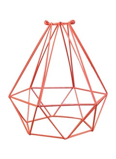 Buy Diamond Shaped Cage Lampshade Orange 21x20cm in UAE