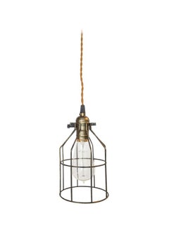 Buy Metal Bird Cage Shape Lampshade Silver in UAE