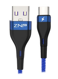 Buy Type-C Data Sync And Charging Cable Blue/Black in UAE