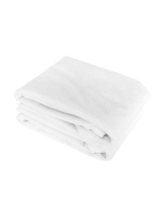Buy Waterproof Mattress Protector fabric White 90x190+30cm in UAE