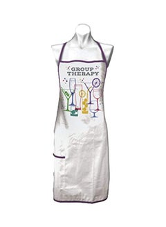 Buy Printed Apron White/Yellow/Blue 28x0.1x31inch in Egypt