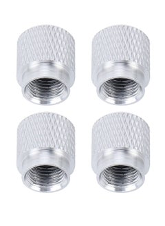 Buy 4 -Piece Air Filter Shape Car Tire Valve Cap in UAE