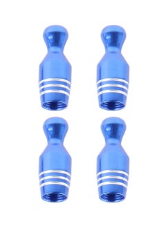 Buy 4-Piece Bowling Ball Shaped Car Tire Valve Cap in Saudi Arabia