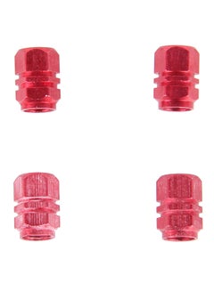 Buy 4-Piece Hexagon Shaped Tire Valve Stem Cap in UAE