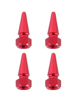 Buy 4-Piece Sharp Mouth Shaped Car Tire Valve Cap in UAE