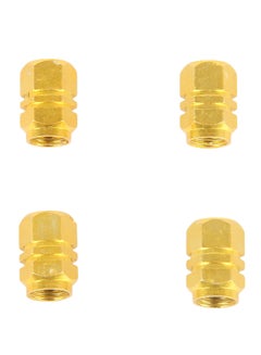 Buy 4-Piece Hexagon Shaped Tire Valve Stem Cap in Saudi Arabia