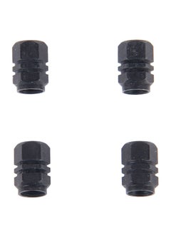 Buy 4-Piece Hexagon Shaped Universal Tire Valve Stem Cap in Saudi Arabia