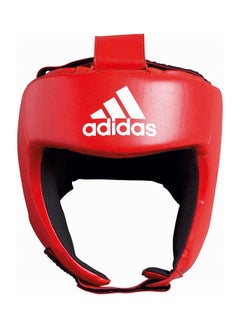 Buy Aiba Boxing Head Guard Red/White/Black XL in UAE