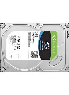 اشتري SkyHawk, Surveillance Internal Hard Drive HDD – 3.5 Inch SATA 6 Gb/s 64 MB Cache for DVR NVR Security Camera System, and Three-year Rescue Services (ST3000VX009) 3.0 TB في مصر