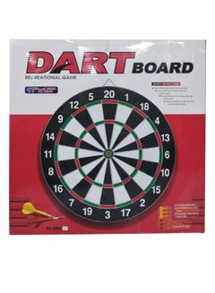 اشتري Double Sided Hanging Dart Board With Darts في الامارات