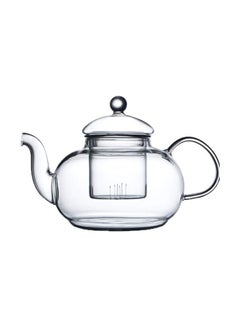 Buy Heat Resistant Glass Teapot Clear in Saudi Arabia