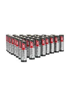 Buy 36-Piece AA Alkaline Battery Silver/Black in Saudi Arabia