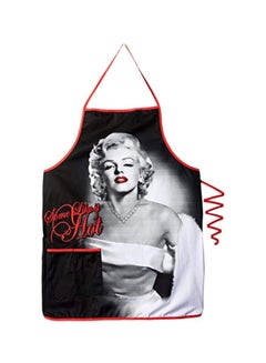 Buy Marilyn Monroe Printed Apron Black/White/Red in Egypt