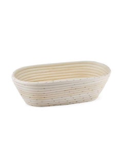 Buy Brotform Rattan Proofing Basket Beige 9.75x6.25x3inch in Saudi Arabia