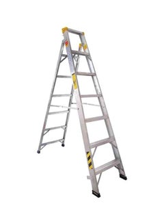 Buy Aluminum Ladder Silver 13.5x150x50.5cm in Saudi Arabia