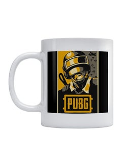 Buy PUBG Game Printed Mug White/Black/Yellow in Saudi Arabia