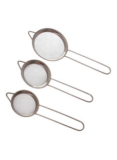 اشتري 3-Piece Oil Strainer Set فضي في الامارات