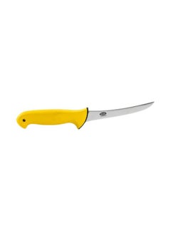 Buy Stainless Steel Boning Knife Yellow/Silver 5inch in Saudi Arabia