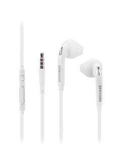 Buy Wired In-ear Headphones With Mic White in UAE