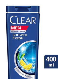 Buy Shampoo For Men, Anti Dandruff Shampoo, Shower Fresh, 24 Hr Freshness 400ml in UAE