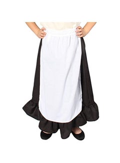 Buy Kitchen Apron White/Black One Size in Egypt