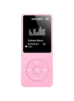 اشتري Portable MP3 Music Player H310-P Pink/Black في السعودية