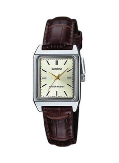 Buy Women's Leather BAnd Analog Watch LTP-V007L-9E - 31 mm - Brown in UAE
