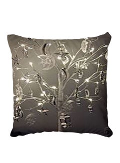 Buy Decorative Printed Pillow Cover Black in Egypt