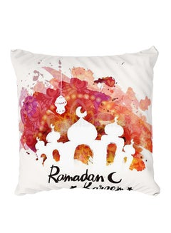 Buy Decorative Printed Pillow Cover Multicolour in Egypt