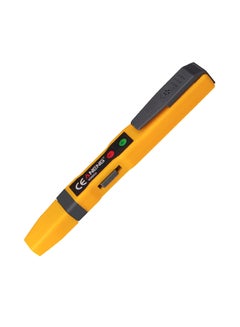 Buy Multifunctional Electric Voltage Pen Tester With Sound Light Alarm Yellow/Grey 20 x 2 x 9.3centimeter in Saudi Arabia