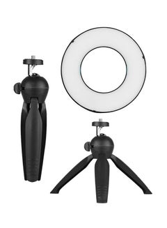 Buy 3-Mode Portable LED Ring Light Lamp Black in Saudi Arabia