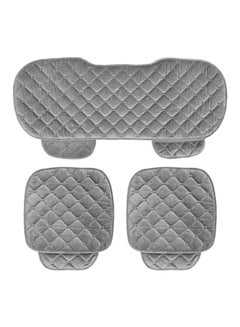 Buy 3-Piece Protective Fabric Car Seat Cover in Saudi Arabia