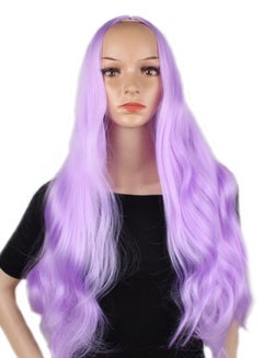 Buy Curly Cosplay Long Hair Wig Purple Long in UAE